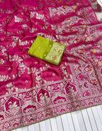 Naarira Satin Silk Banarasi Sarees