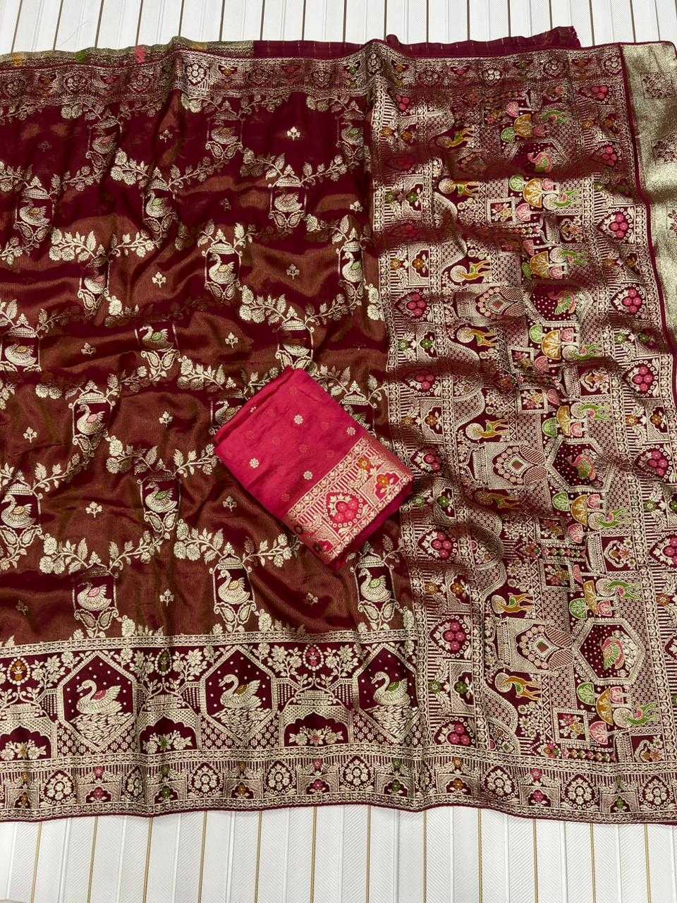 Naarira Satin Silk Banarasi Sarees