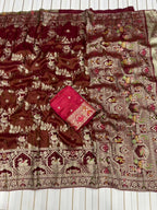 Naarira Satin Silk Banarasi Sarees