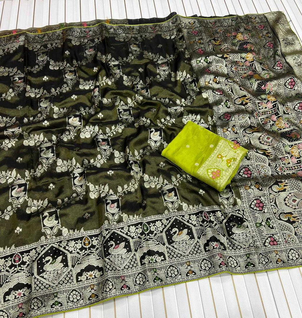 Naarira Satin Silk Banarasi Sarees