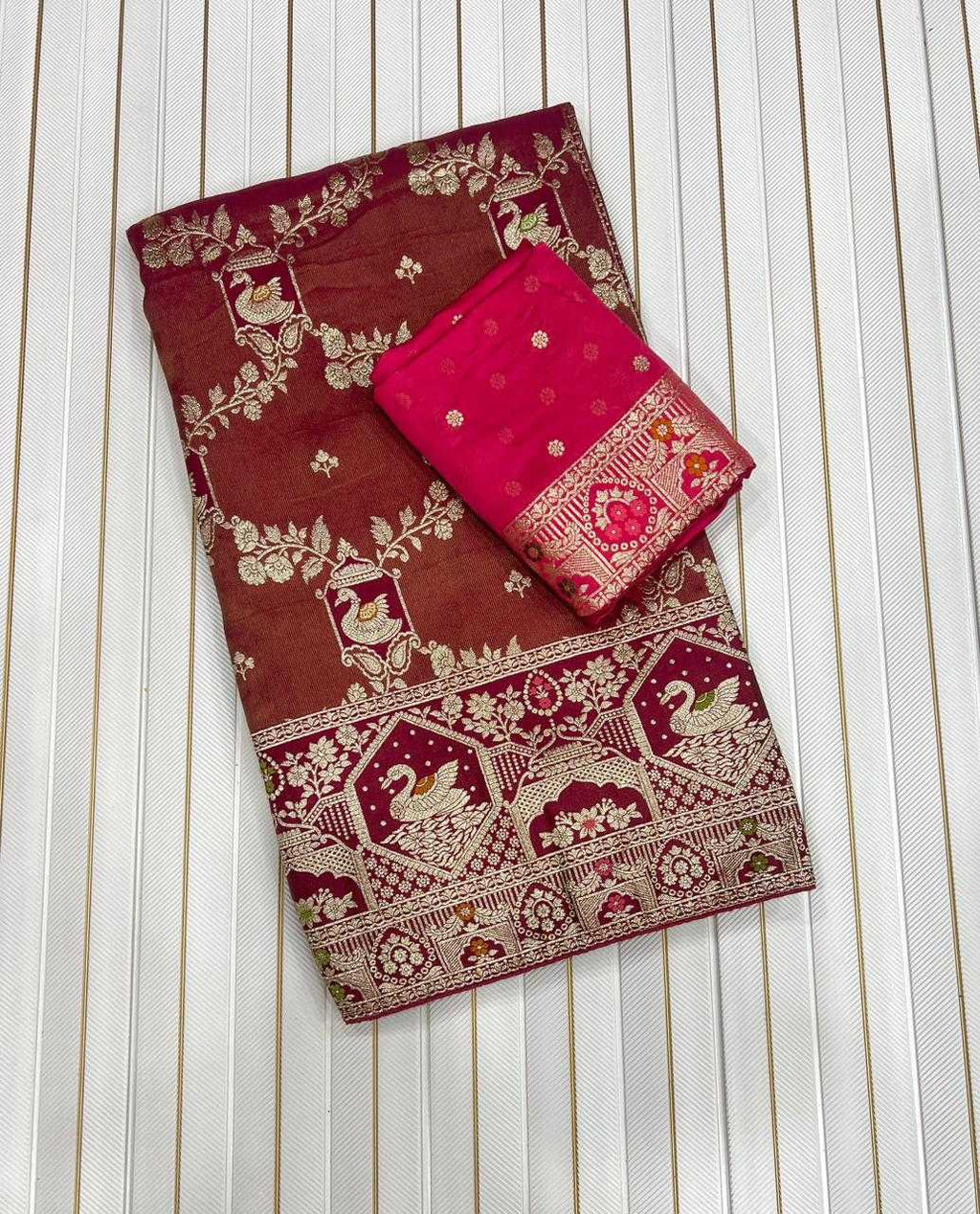 Naarira Satin Silk Banarasi Sarees