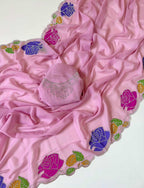 Naarira Georgette Printed Saree