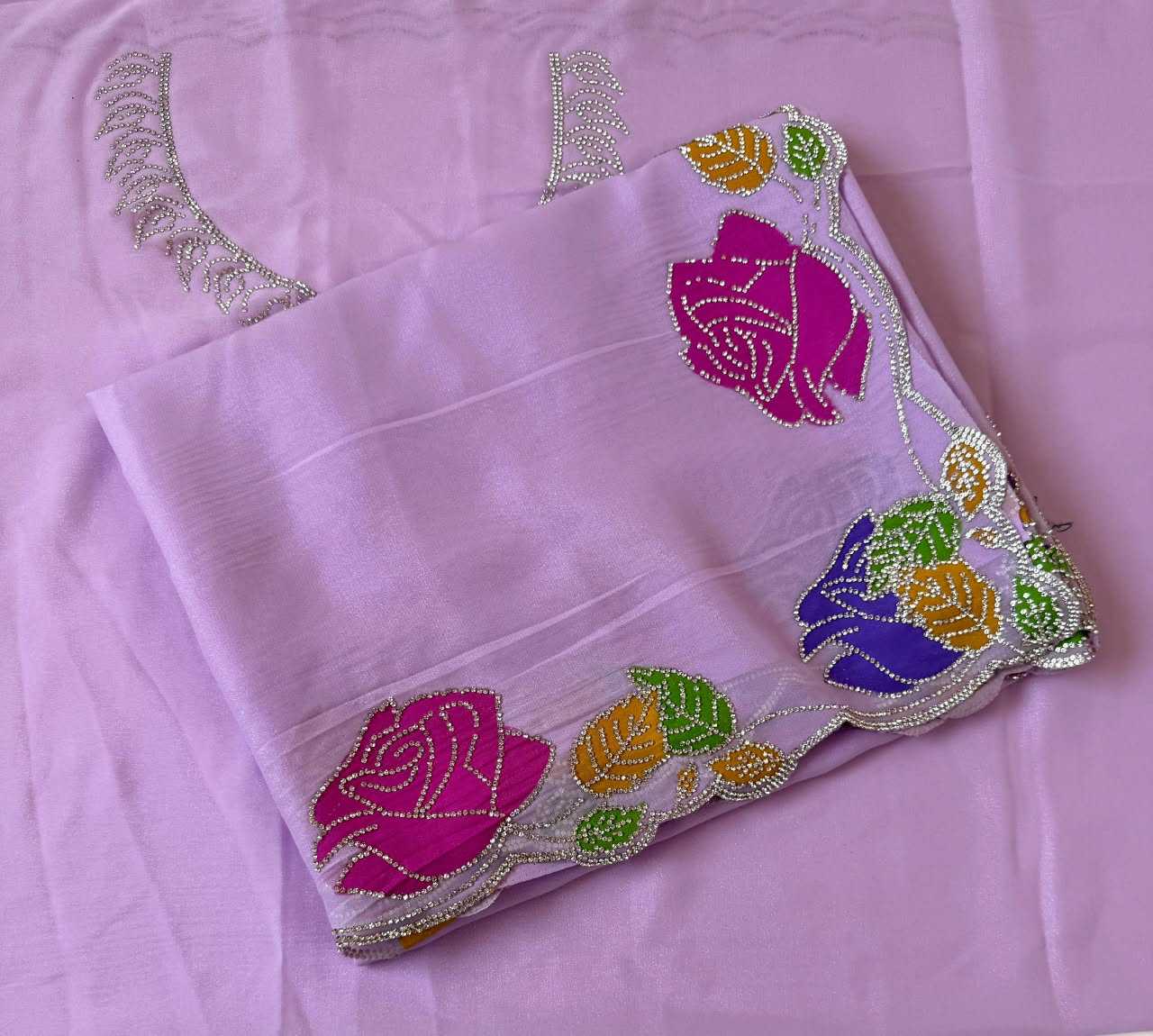 Naarira Georgette Printed Saree