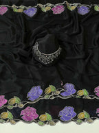Naarira Georgette Printed Saree