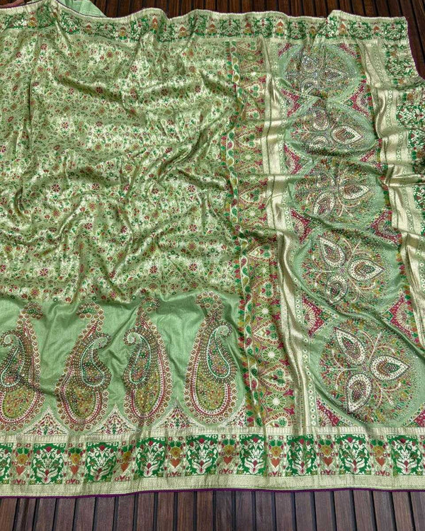 Naarira Pashmina Traditional Silk Sarees - alternate view