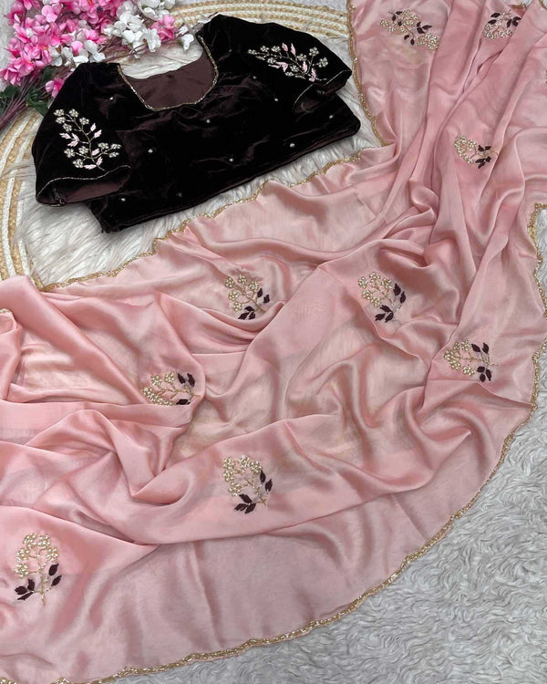 Naarira Rangoli Silk Brocade Sarees