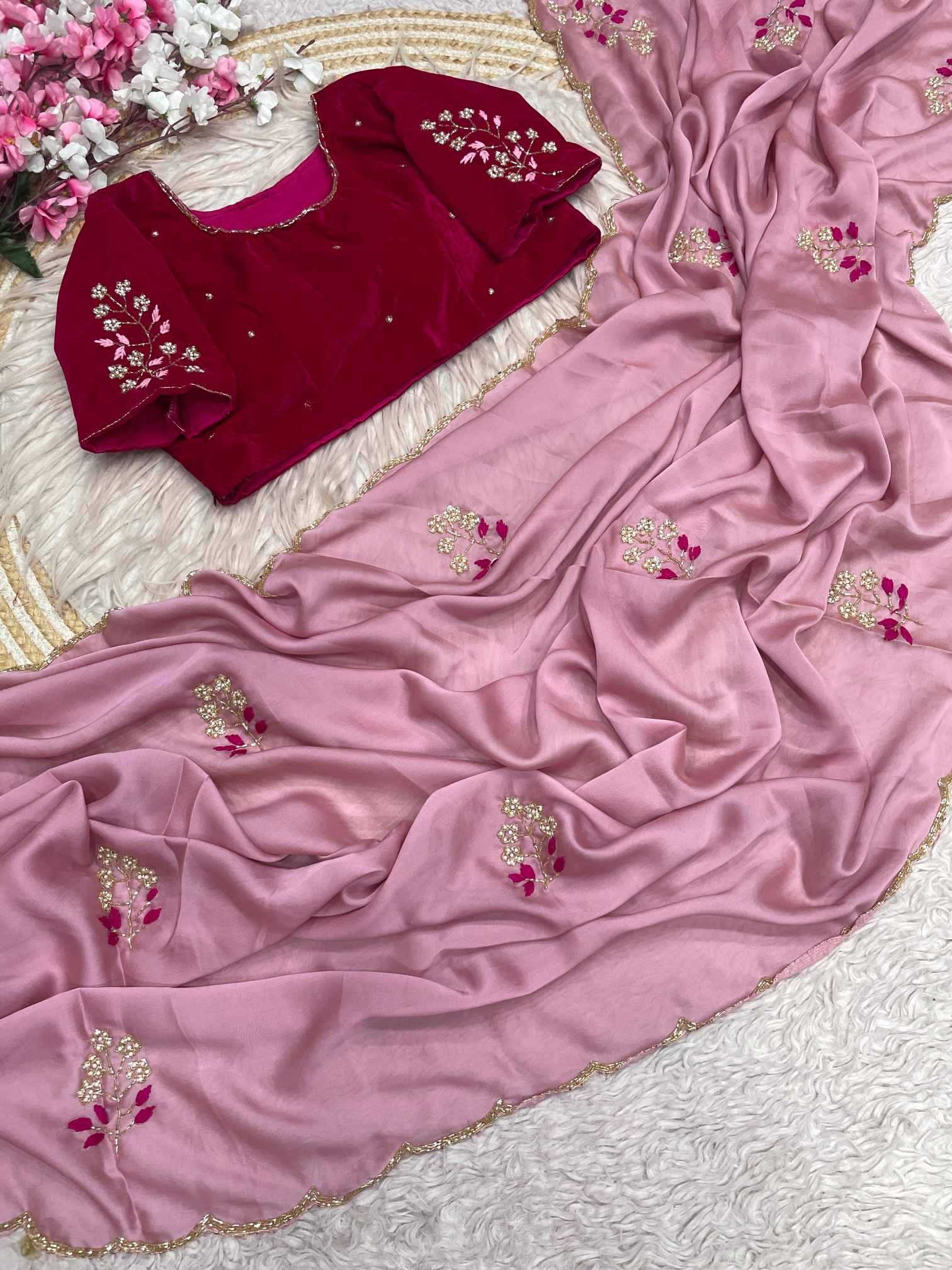 Naarira Rangoli Silk Brocade Sarees