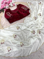Naarira Rangoli Silk Brocade Sarees