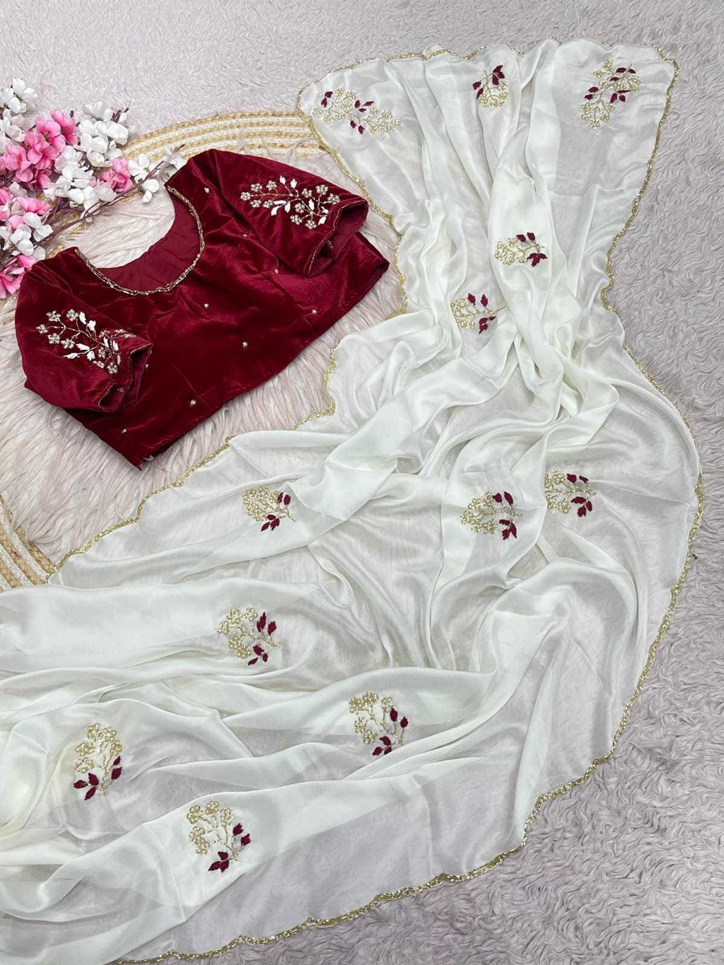 Naarira Rangoli Silk Brocade Sarees