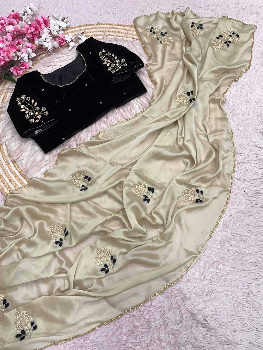 Naarira Rangoli Silk Brocade Sarees