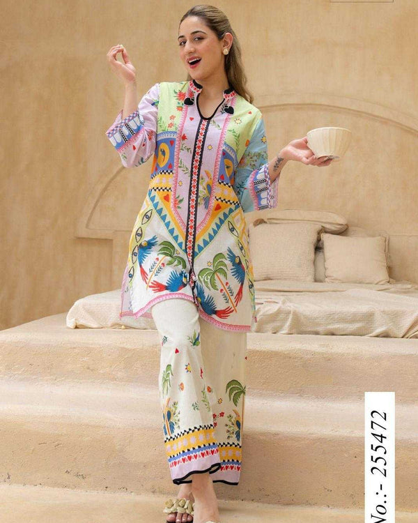 Naarira Printed Dress Cotton - alternate view