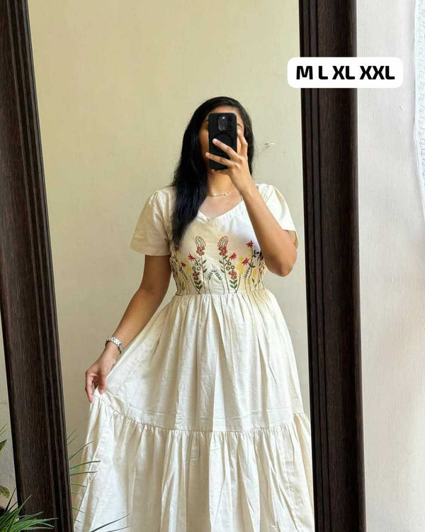 Naarira Embriorded Dress
