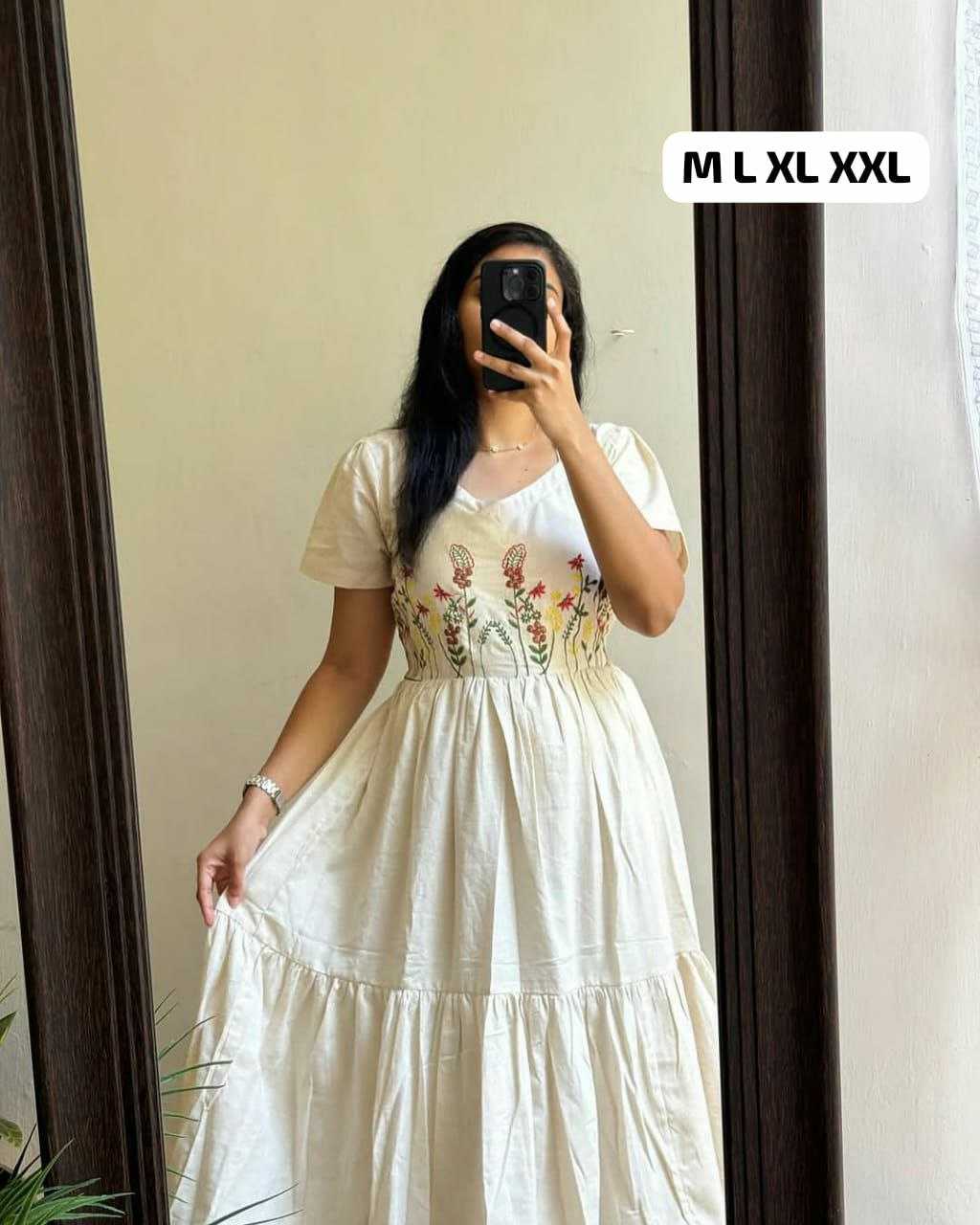 Naarira Embriorded Dress
