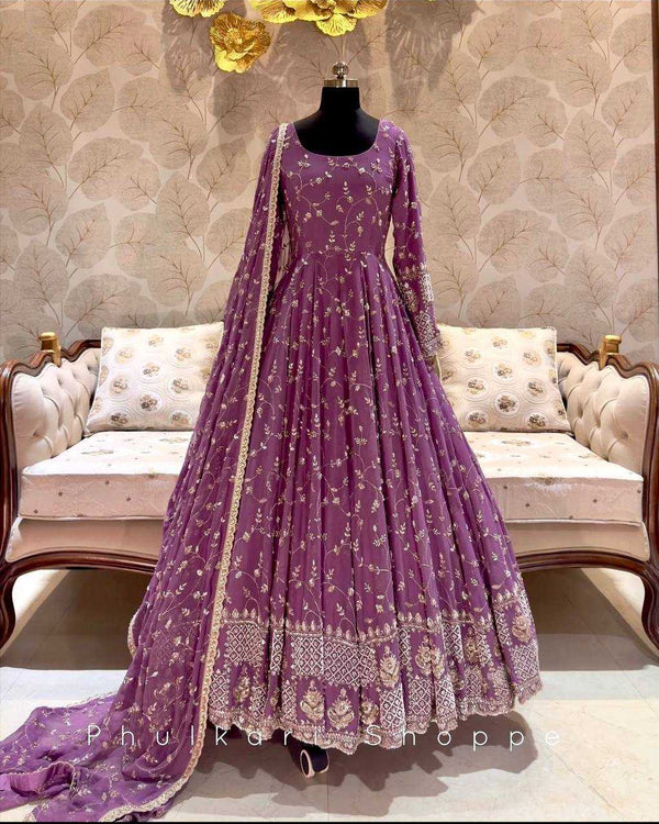 Naarira Faux Georgette Bridal gown - alternate view