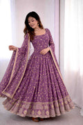 Naarira Faux Georgette Bridal gown