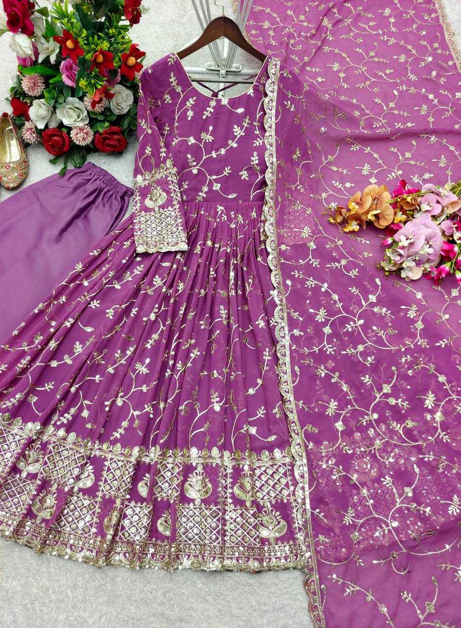 Naarira Faux Georgette Bridal gown