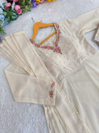 Naarira Faux Georgette Handwork Gown