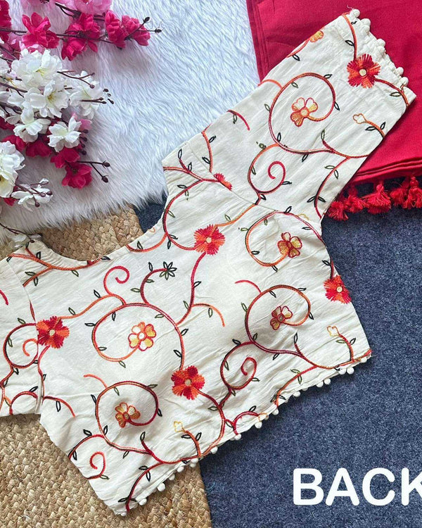 Naarira Pure Khadi Cotton Blouse