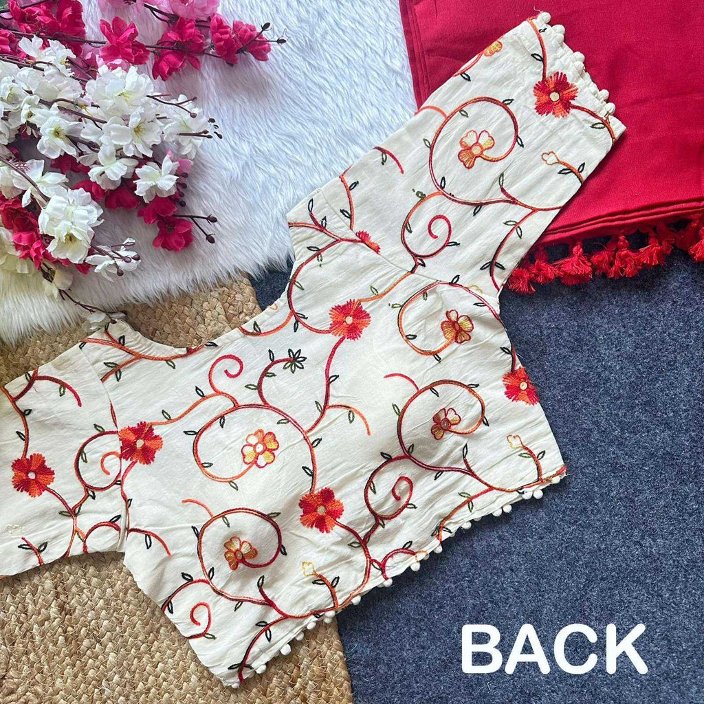 Naarira Pure Khadi Cotton Blouse