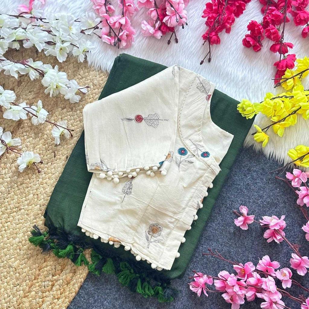 Naarira Pure Khadi Cotton Blouse