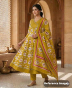 Naarira Pure Mal Cotton Anarkali Fancy Gowns