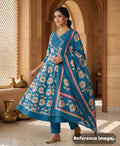 Naarira Pure Mal Cotton Anarkali Fancy Gowns
