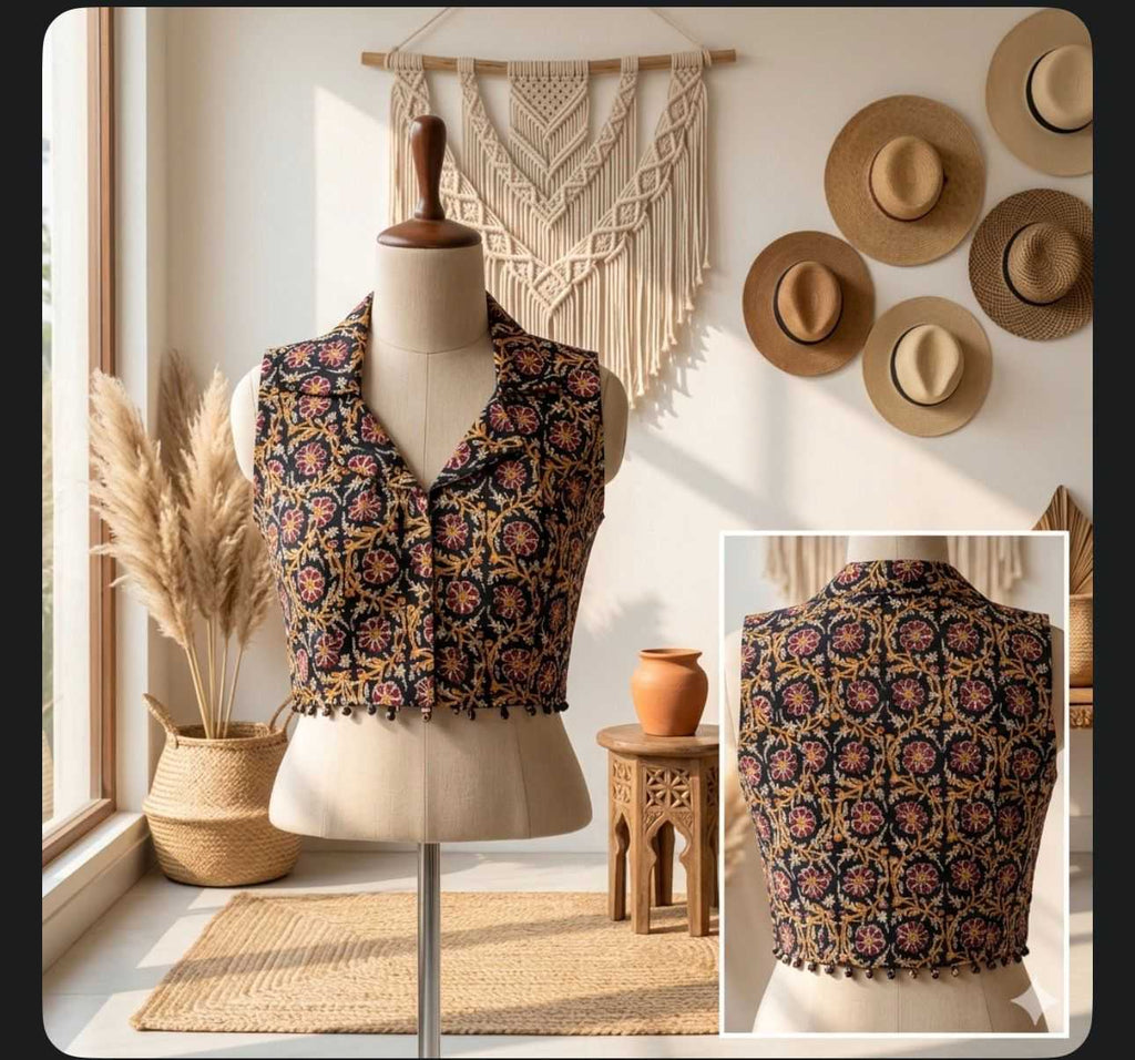 Naarira Pure Cotton Printed Blouse