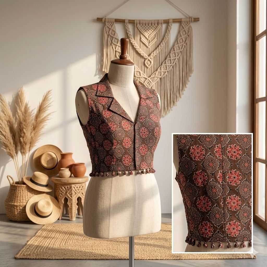 Naarira Pure Cotton Printed Blouse