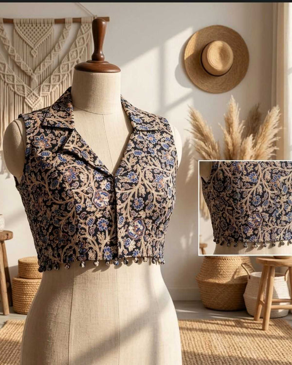 Naarira Pure Cotton Printed Blouse