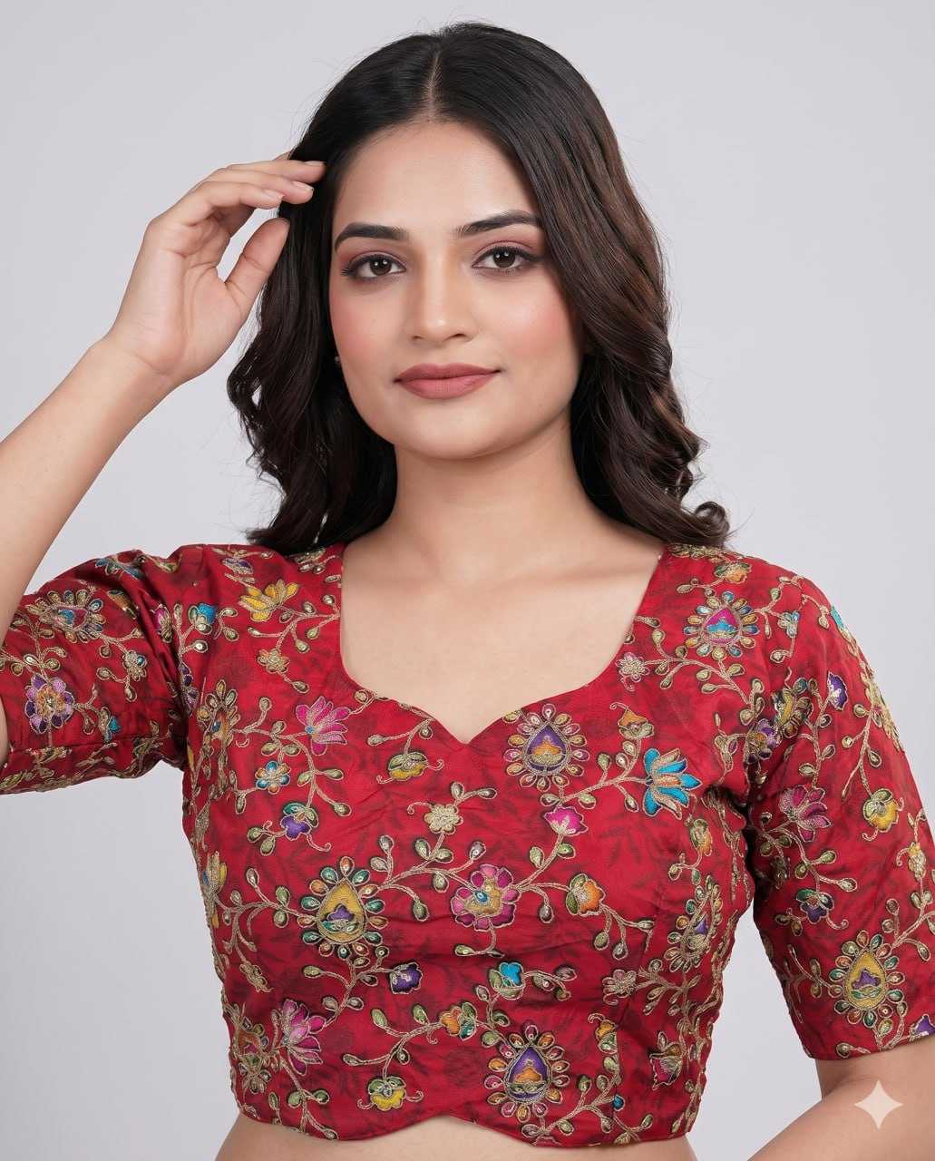 Naarira Pure Viscose Designer Blouse