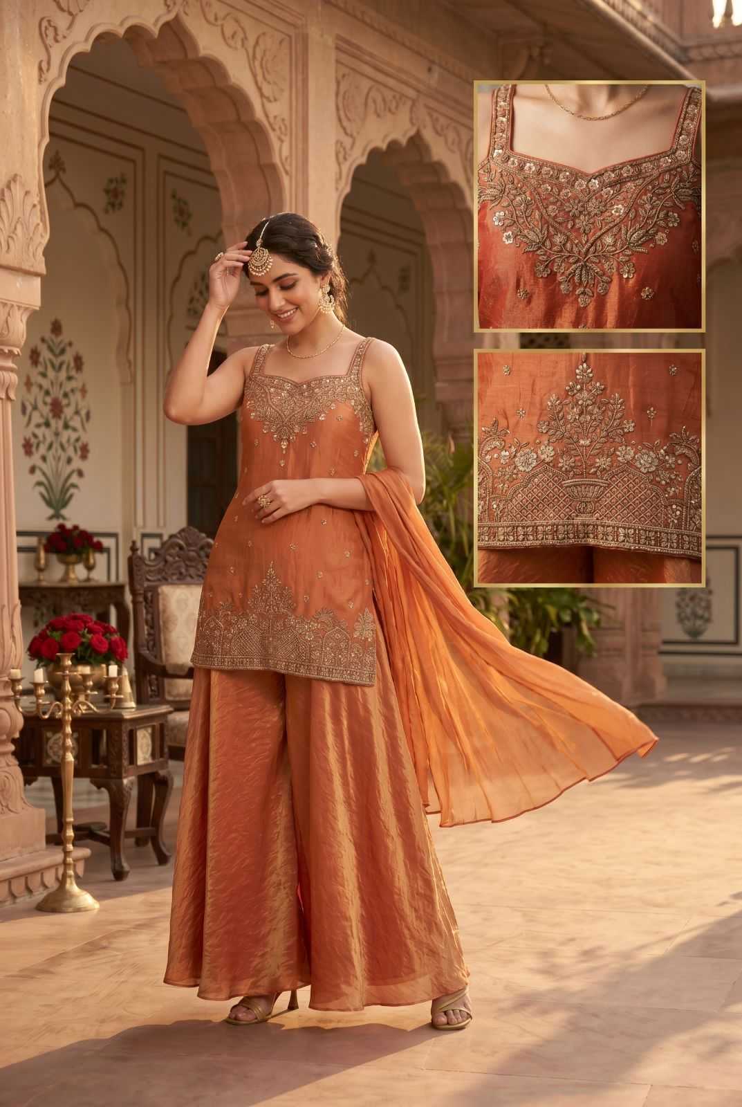 Naarira Designer Handwork Party Wear Salwar Suit
