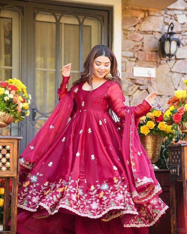 Naarira Party Wear Anarkali Dresses