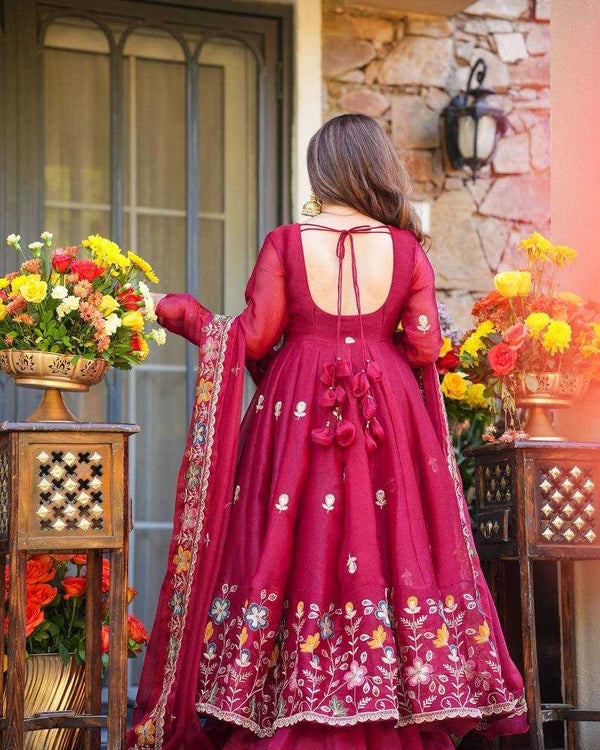Naarira Party Wear Anarkali Dresses - alternate view